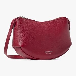 Kate Spade Cherry Red Crossbody Bag 8.27 x 1.38 x 4.72 inches. Lining - Silk NWT